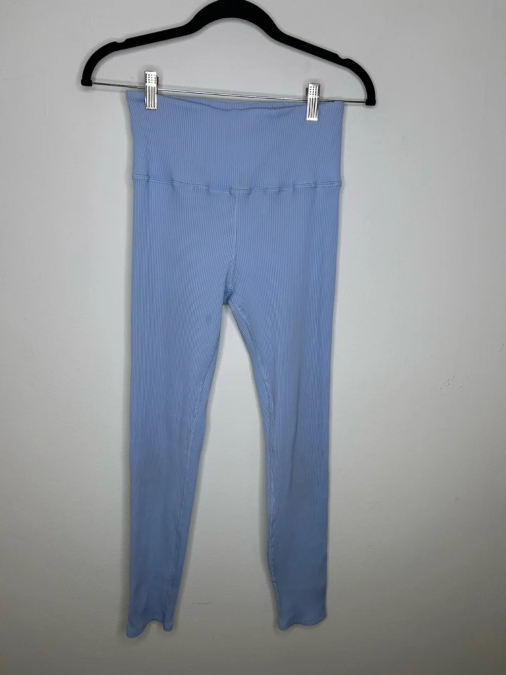 CARBON38 High Rise Ribbed Legging blue size large - Picture 3 of 6
